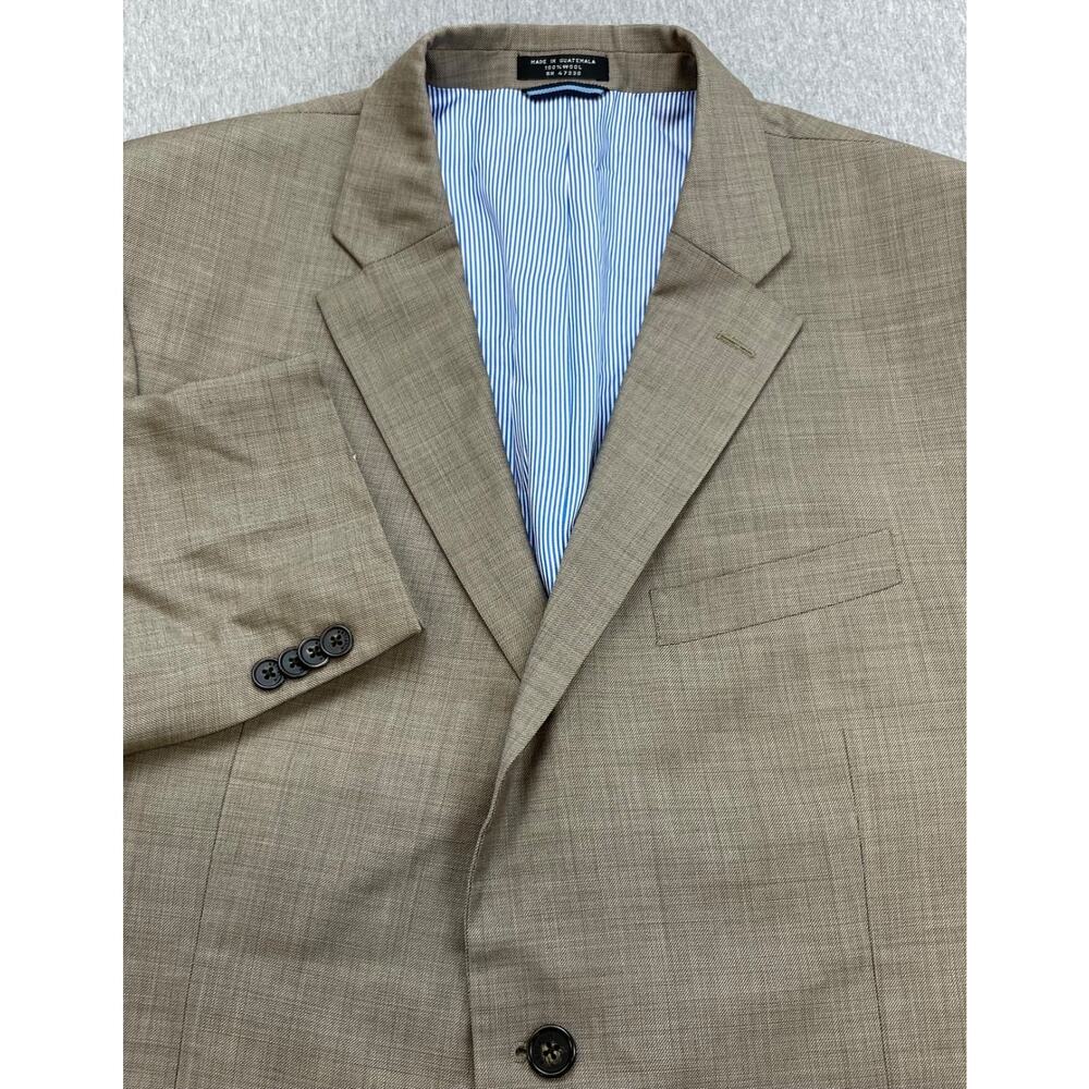 Tommy Hilfiger Blazer Mens 44R Hopsack 100% Wool 2-Button Single Breast Lined